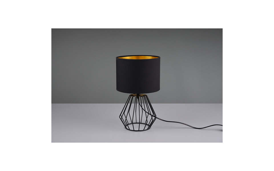 HLW LED LED Table Lamp - Table Lighting - Trion Charly - E14 Fitting - Round - Matte Black - Aluminum HLW LED LED Table Lamp - Table Lighting - Trion Charly - E14 Fitting - Round - Matte Black - Aluminum