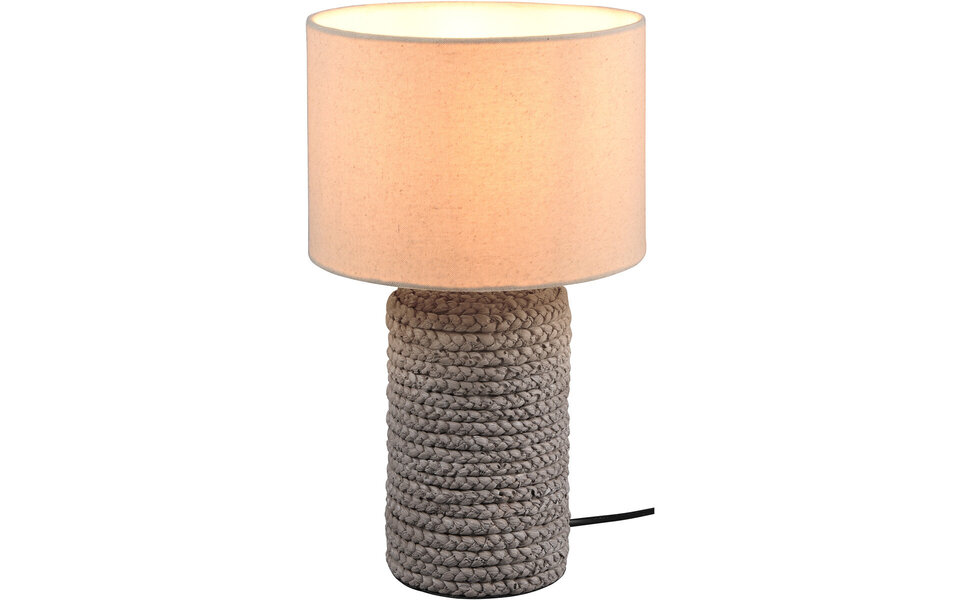 HLW LED LED Table Lamp - Table Lighting - Trion Manon - E27 Fitting - Round - Matte Brown - Ceramic HLW LED LED Table Lamp - Table Lighting - Trion Manon - E27 Fitting - Round - Matte Brown - Ceramic