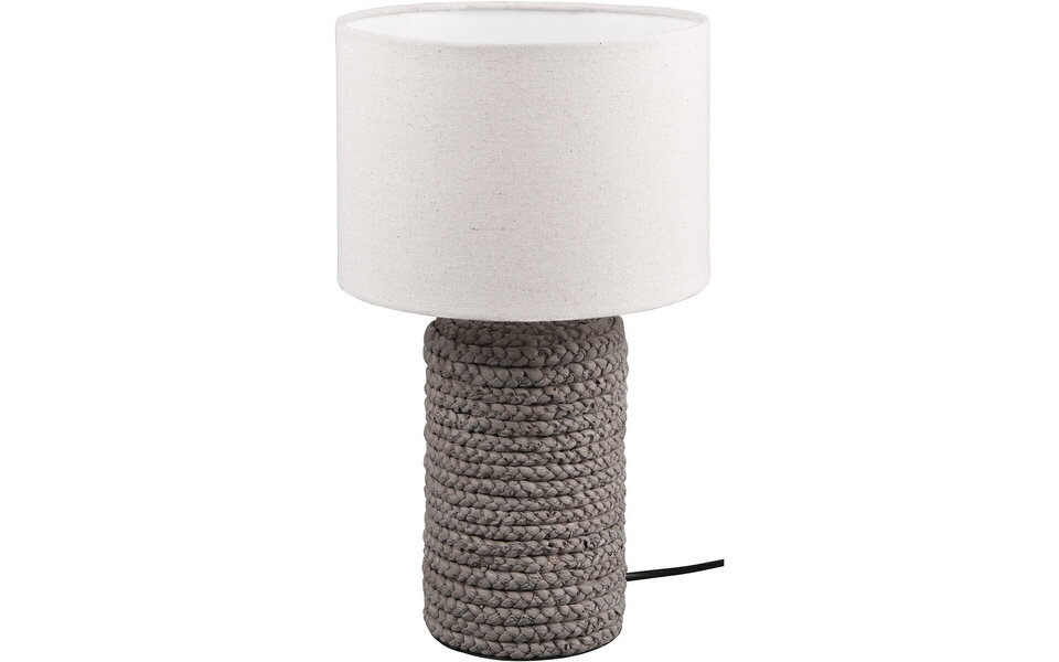 HLW LED LED Table Lamp - Table Lighting - Trion Manon - E27 Fitting - Round - Matte Brown - Ceramic HLW LED LED Table Lamp - Table Lighting - Trion Manon - E27 Fitting - Round - Matte Brown - Ceramic