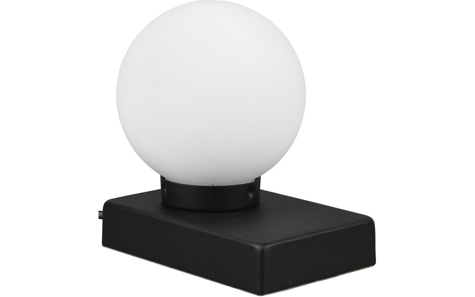 HLW LED LED Table Lamp - Trion Devy - E14 Fitting - Dimmable - Round - Matte Black - Aluminum