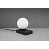 HLW LED LED Table Lamp - Trion Devy - E14 Fitting - Dimmable - Round - Matte Black - Aluminum