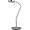 HLW LED LED Table Lamp - Trion Monzino - 12W - Adjustable Color - Dimmable - Round - Matte Nickel - Aluminum