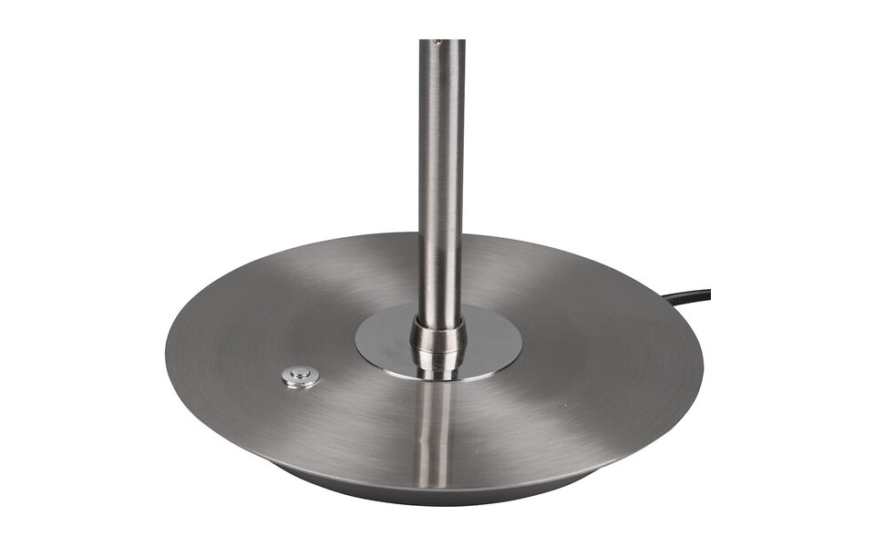 HLW LED LED Table Lamp - Trion Monzino - 12W - Adjustable Color - Dimmable - Round - Matte Nickel - Aluminum