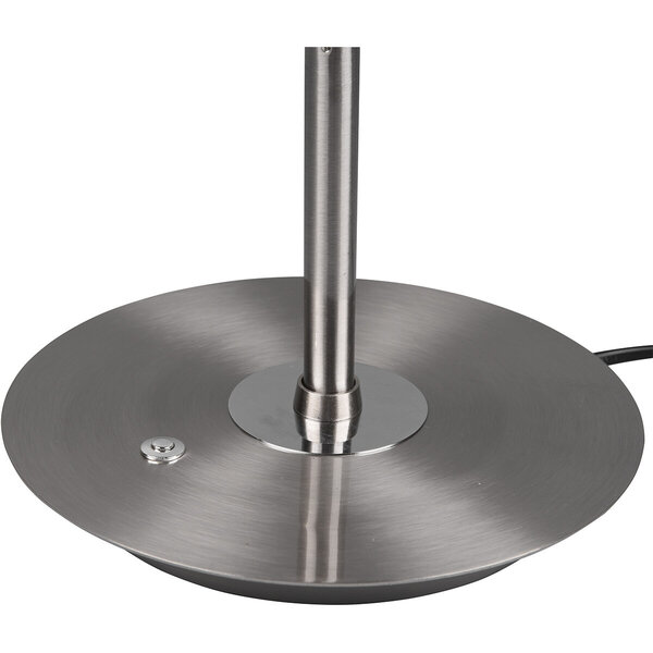 HLW LED LED Tafellamp Trion Monzino 12W - Dimbaar, Ronde , Mat Nikkel