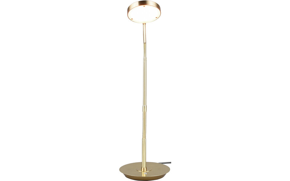 HLW LED LED Table Lamp - Trion Monzino - 12W - Adjustable Color - Dimmable - Round - Matte Gold - Aluminum HLW LED LED Table Lamp - Trion Monzino - 12W - Adjustable Color - Dimmable - Round - Matte Gold - Aluminum