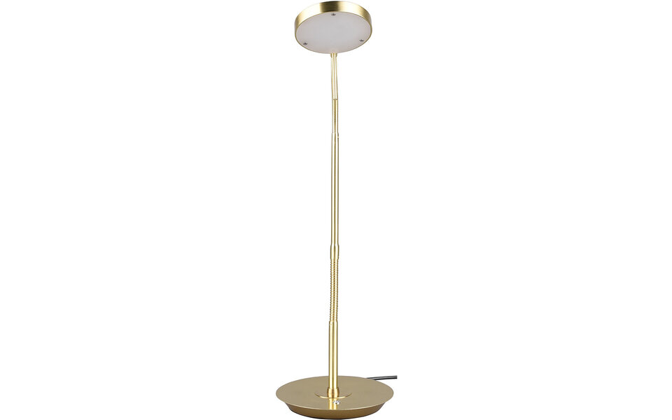 HLW LED LED Table Lamp - Trion Monzino - 12W - Adjustable Color - Dimmable - Round - Matte Gold - Aluminum HLW LED LED Table Lamp - Trion Monzino - 12W - Adjustable Color - Dimmable - Round - Matte Gold - Aluminum
