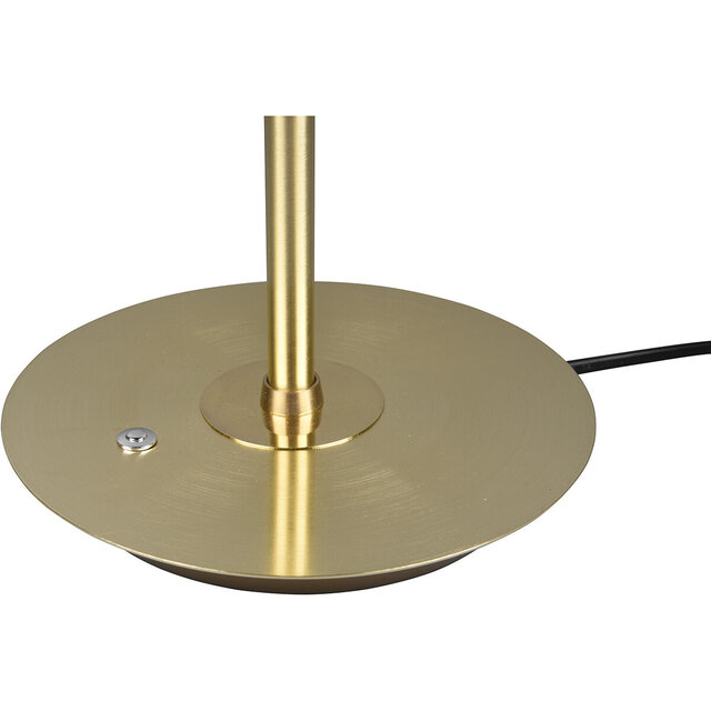 HLW LED LED Table Lamp - Trion Monzino - 12W - Adjustable Color - Dimmable - Round - Matte Gold - Aluminum HLW LED LED Table Lamp - Trion Monzino - 12W - Adjustable Color - Dimmable - Round - Matte Gold - Aluminum