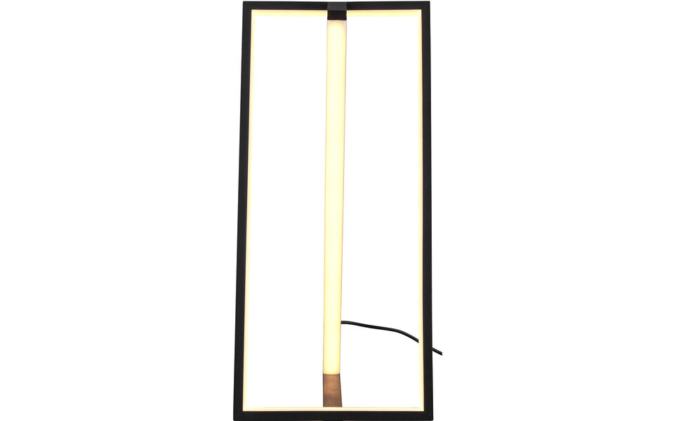 HLW LED LED Table Lamp - Trion Ediyon - 9W - Adjustable Color - Dimmable - Rectangular - Matte Black - Aluminum