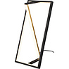 HLW LED LED Table Lamp - Trion Ediyon - 9W - Adjustable Color - Dimmable - Rectangular - Matte Black - Aluminum