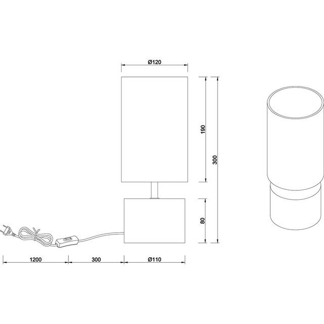 HLW LED LED Tafellamp - Tafelverlichting - Trion Wooden - E14 Fitting - Rond - Mat Wit - Hout HLW LED LED Tafellamp - Tafelverlichting - Trion Wooden - E14 Fitting - Rond - Mat Wit - Hout