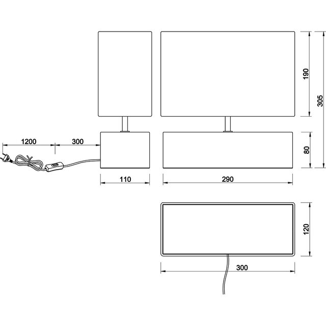 HLW LED LED Tafellamp - Tafelverlichting - Trion Wooden - E27 Fitting - Rechthoek - Mat Zwart/Goud - Hout HLW LED LED Tafellamp - Tafelverlichting - Trion Wooden - E27 Fitting - Rechthoek - Mat Zwart/Goud - Hout