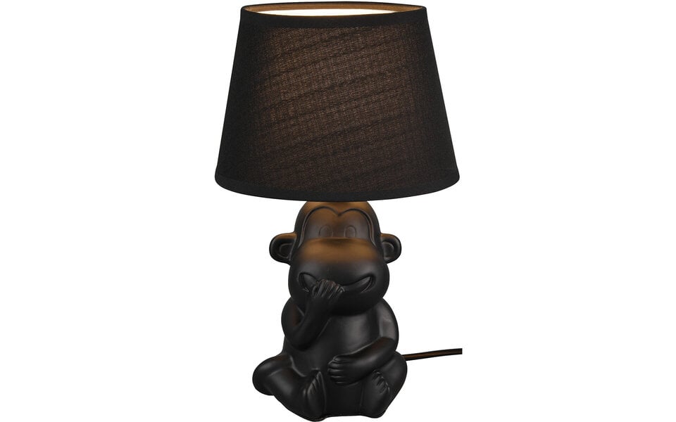 HLW LED LED Table Lamp - Table Lighting - Trion Charlon - E14 Fitting - Round - Matte Black - Ceramic HLW LED LED Table Lamp - Table Lighting - Trion Charlon - E14 Fitting - Round - Matte Black - Ceramic