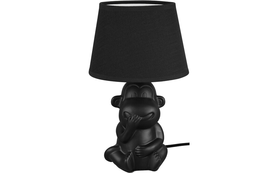 HLW LED LED Table Lamp - Table Lighting - Trion Charlon - E14 Fitting - Round - Matte Black - Ceramic HLW LED LED Table Lamp - Table Lighting - Trion Charlon - E14 Fitting - Round - Matte Black - Ceramic