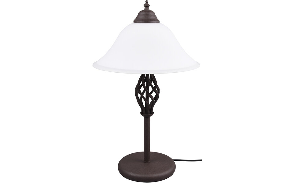 HLW LED LED Table Lamp - Trion Rustina - E14 Fitting - 2 Lights - Round - Rust Color - Aluminum HLW LED LED Table Lamp - Trion Rustina - E14 Fitting - 2 Lights - Round - Rust Color - Aluminum