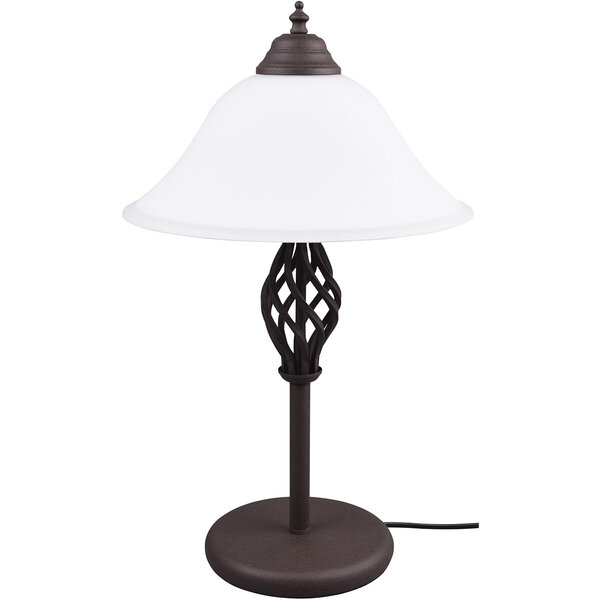 HLW LED LED Tafellamp Trion Rustina - Roestkleur, 2-lichts, Ronde LED Lamp E14 HLW LED LED Tafellamp Trion Rustina - Roestkleur, 2-lichts, Ronde LED Lamp E14