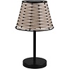 HLW LED Trion Roza LED Table Lamp - Round, Matte Black, Warm White 3000K, Sensor, Splashproof IP44