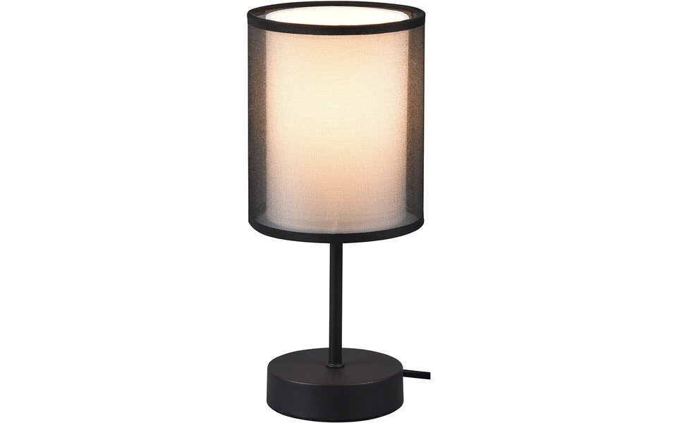 HLW LED LED Table Lamp - Table Lighting - Trion Bidon - E14 Fitting - Round - Matte Black - Aluminum HLW LED LED Table Lamp - Table Lighting - Trion Bidon - E14 Fitting - Round - Matte Black - Aluminum