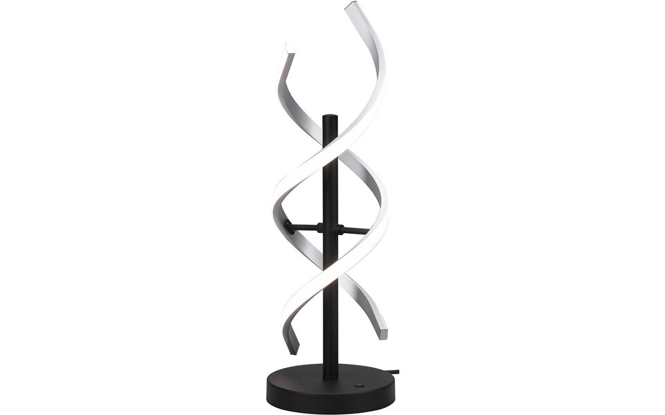 HLW LED LED Table Lamp - Table Lighting - Trion Sarina - 20.5W - Adjustable Color - Dimmable - Round - Brushed Silver - Aluminum