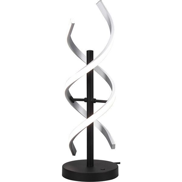 HLW LED Dimbare LED Tafellamp Trion Sarina - Ronde , 20.5W, Geborsteld Zilver, Aluminium