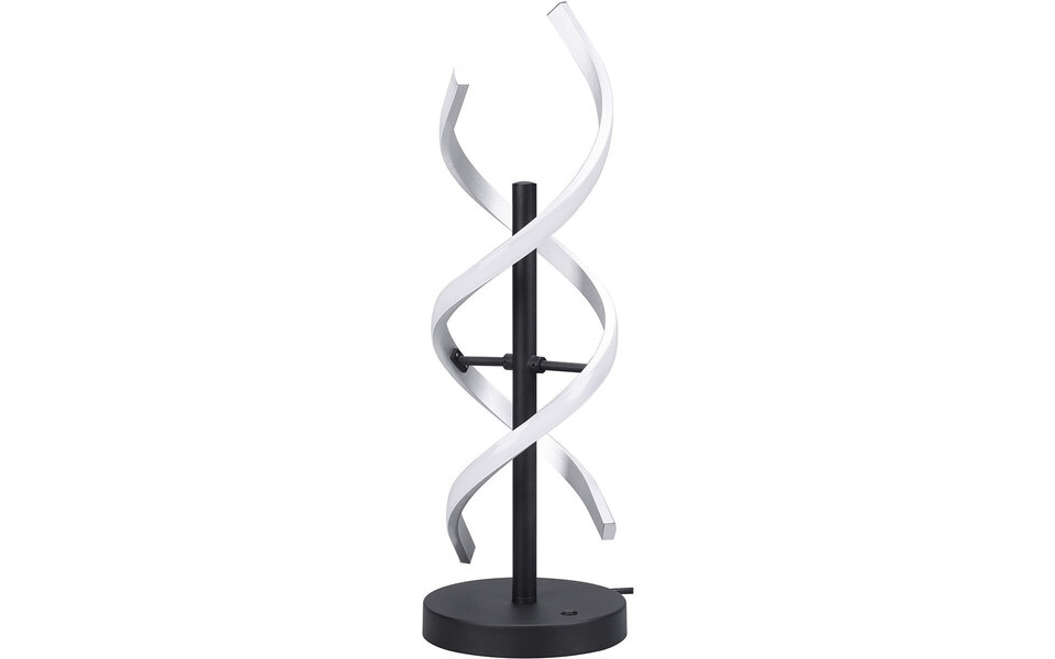 HLW LED LED Table Lamp - Table Lighting - Trion Sarina - 20.5W - Adjustable Color - Dimmable - Round - Brushed Silver - Aluminum