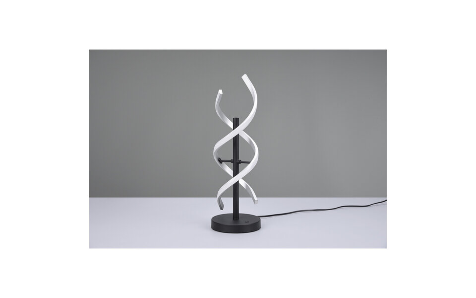 HLW LED LED Table Lamp - Table Lighting - Trion Sarina - 20.5W - Adjustable Color - Dimmable - Round - Brushed Silver - Aluminum