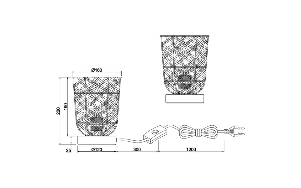HLW LED LED Tafellamp - Tafelverlichting - Trion Lopar - E27 Fitting - Rond - Bruin - Hout HLW LED LED Tafellamp - Tafelverlichting - Trion Lopar - E27 Fitting - Rond - Bruin - Hout