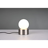 HLW LED LED Table Lamp - Table Lighting - Trion Celda - E14 Fitting - Round - Matte Nickel - Aluminum