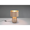 HLW LED LED Table Lamp - Table Lighting - Trion Kalan - E27 Fitting - Round - Matte Gray - Ceramic