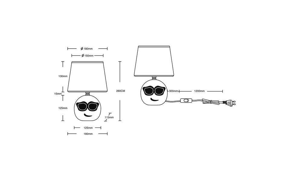 HLW LED LED Tafellamp - Tafelverlichting - Trion Cooley - E14 Fitting - Rond - Mat Wit - Keramiek HLW LED LED Tafellamp - Tafelverlichting - Trion Cooley - E14 Fitting - Rond - Mat Wit - Keramiek