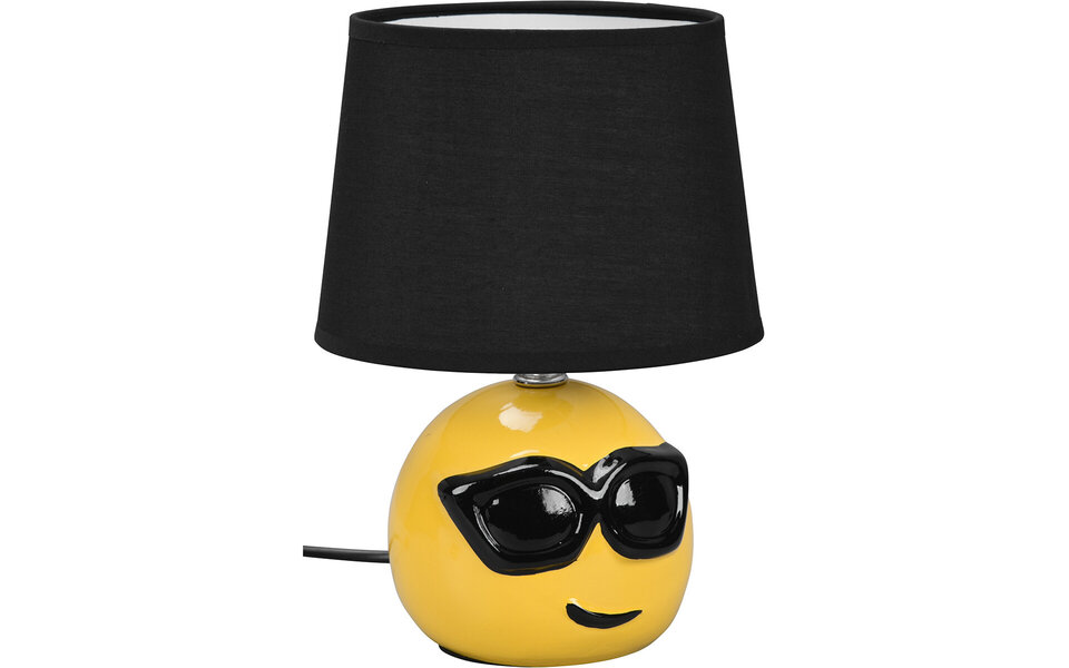 HLW LED LED Table Lamp - Table Lighting - Trion Cooley - E14 Fitting - Round - Matte Black - Ceramic HLW LED LED Table Lamp - Table Lighting - Trion Cooley - E14 Fitting - Round - Matte Black - Ceramic