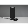 HLW LED LED Table Lamp - Table Lighting - Trion Helsa - E14 Fitting - Rectangular - Matte Black - Aluminum