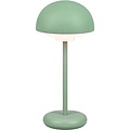Dimmable LED Table Lamp 2W - Round, Warm White 3000K, Splashproof IP44, Matte Green