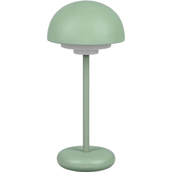 HLW LED Dimbare LED Tafellamp 2W - Rond, Warm Wit 3000K, Spatwaterdicht IP44, Mat Groen HLW LED Dimbare LED Tafellamp 2W - Rond, Warm Wit 3000K, Spatwaterdicht IP44, Mat Groen