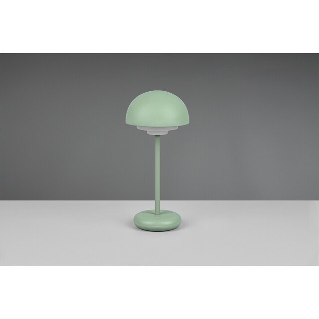 HLW LED Dimmable LED Table Lamp 2W - Round, Warm White 3000K, Splashproof IP44, Matte Green