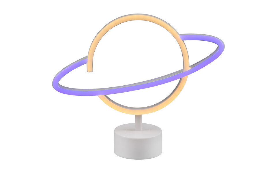 HLW LED LED Tafellamp - Tafelverlichting - Trion World - 1.6W - USB-aansluiting - Rond - Mat Wit - Kunststof HLW LED LED Tafellamp - Tafelverlichting - Trion World - 1.6W - USB-aansluiting - Rond - Mat Wit - Kunststof