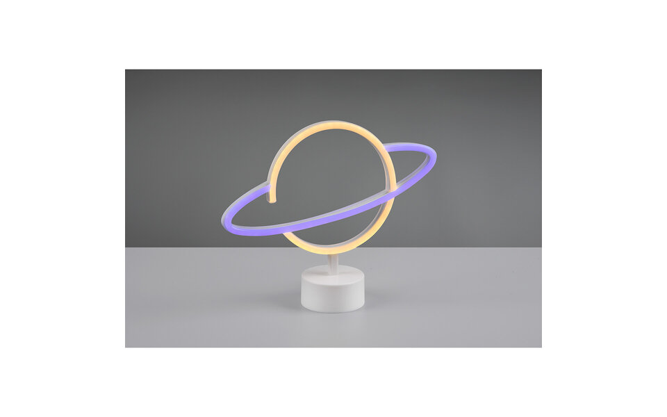 HLW LED LED Tafellamp - Tafelverlichting - Trion World - 1.6W - USB-aansluiting - Rond - Mat Wit - Kunststof HLW LED LED Tafellamp - Tafelverlichting - Trion World - 1.6W - USB-aansluiting - Rond - Mat Wit - Kunststof