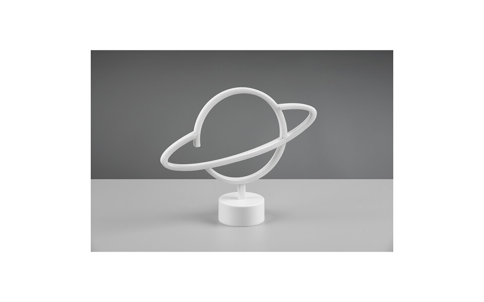 HLW LED LED Tafellamp - Tafelverlichting - Trion World - 1.6W - USB-aansluiting - Rond - Mat Wit - Kunststof HLW LED LED Tafellamp - Tafelverlichting - Trion World - 1.6W - USB-aansluiting - Rond - Mat Wit - Kunststof