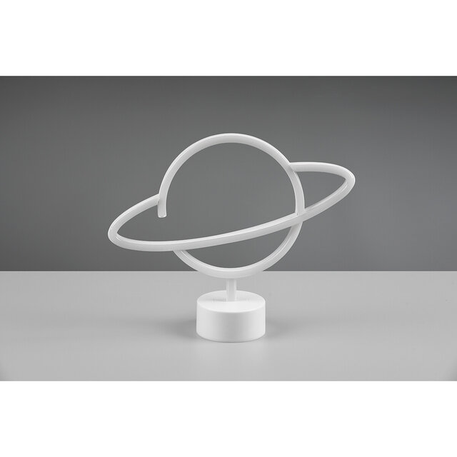 HLW LED LED Table Lamp - Table Lighting - Trion World - 1.6W - USB Connection - Round - Matte White - Plastic HLW LED LED Table Lamp - Table Lighting - Trion World - 1.6W - USB Connection - Round - Matte White - Plastic