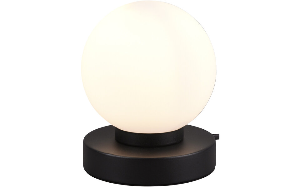 HLW LED LED Table Lamp - Table Lighting - Trion Baldo - E14 Fitting - Round - Matte Black - Aluminum HLW LED LED Table Lamp - Table Lighting - Trion Baldo - E14 Fitting - Round - Matte Black - Aluminum