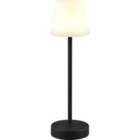 Dimmable LED Table Lamp Trion Marty - Round, Black, 2.2W