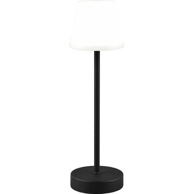 Ronde zwarte dimbare LED tafellamp zonder fitting met 2.2W vermogen