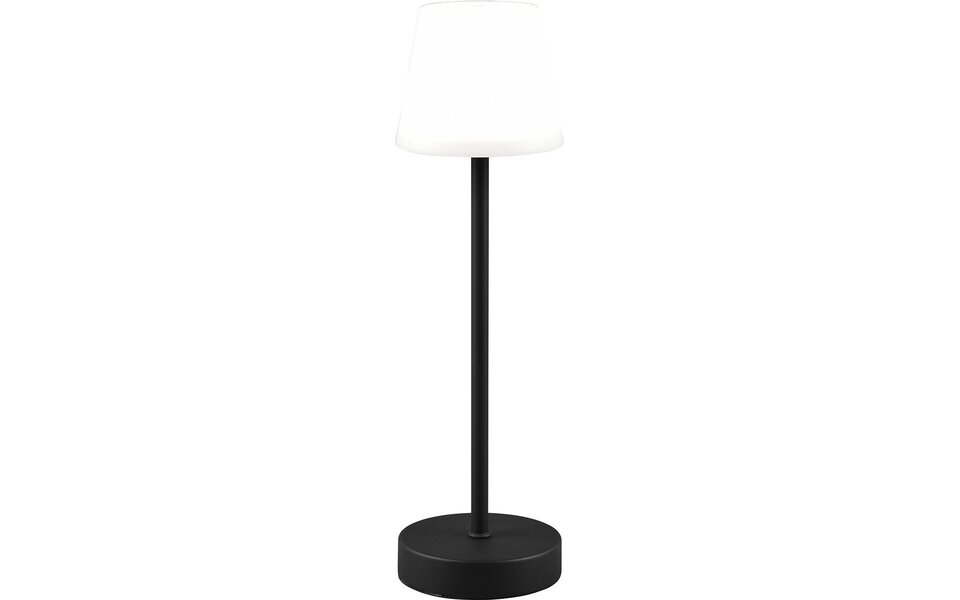 HLW LED Dimmable LED Table Lamp Trion Marty - Round, Rechargeable, Black & Waterproof IP44 HLW LED Dimmable LED Table Lamp Trion Marty - Round, Rechargeable, Black & Waterproof IP44
