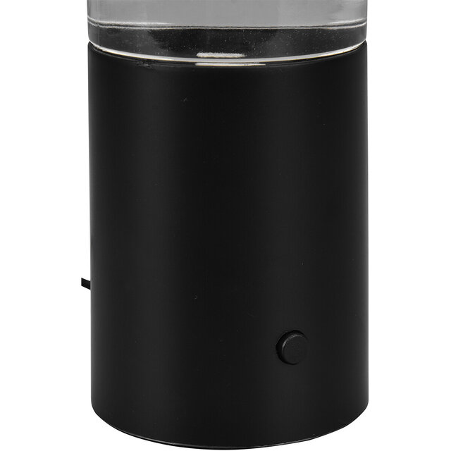 HLW LED LED Table Lamp - Trion Wuka Tornado - 0.9W - Warm White 3000K - Round - Matte Black - Plastic