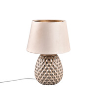 LED Table Lamp - Trion Aroniz - E27 Fitting - Round - Pink - Ceramic LED Table Lamp - Trion Aroniz - E27 Fitting - Round - Pink - Ceramic