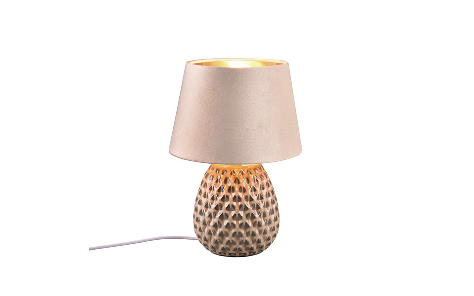 HLW LED LED Table Lamp - Trion Aroniz - E27 Fitting - Round - Pink - Ceramic HLW LED LED Table Lamp - Trion Aroniz - E27 Fitting - Round - Pink - Ceramic
