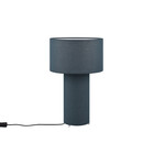 HLW LED LED Tafellamp - Trion Balin - E27 Fitting - Rond - Blauw - Textiel