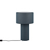LED Tafellamp - Trion Balin - E27 Fitting - Rond - Blauw - Textiel Verlichting per ruimte