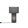 HLW LED LED Table Lamp - Trion Balin - E27 Fitting - Round - Blue - Textile