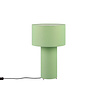 LED Tafellamp - Trion Balin - E27 Fitting - Rond - Groen - Textiel Verlichting per ruimte