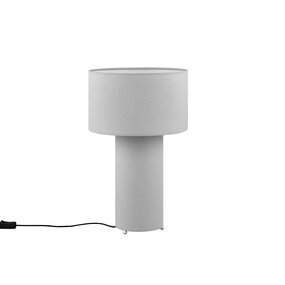 LED Tafellamp Trion Balin - Ronde & Grijs Textiel LED Tafellamp Trion Balin - Ronde & Grijs Textiel